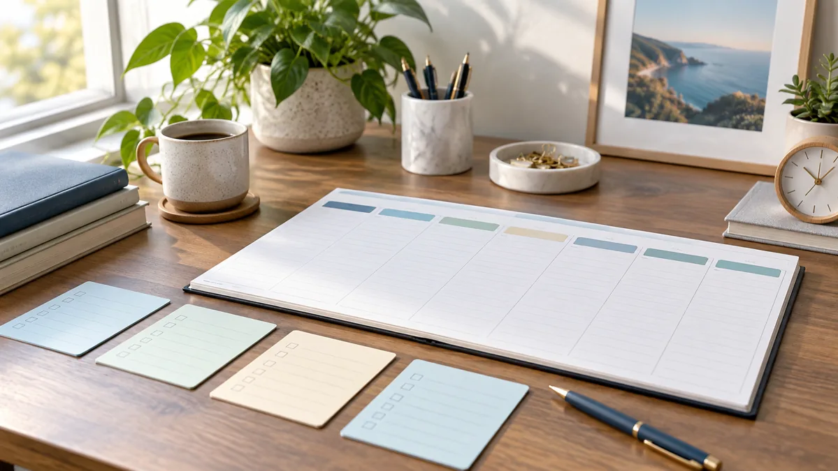 How to plan your week effectively with priorities and a realistic weekly schedule